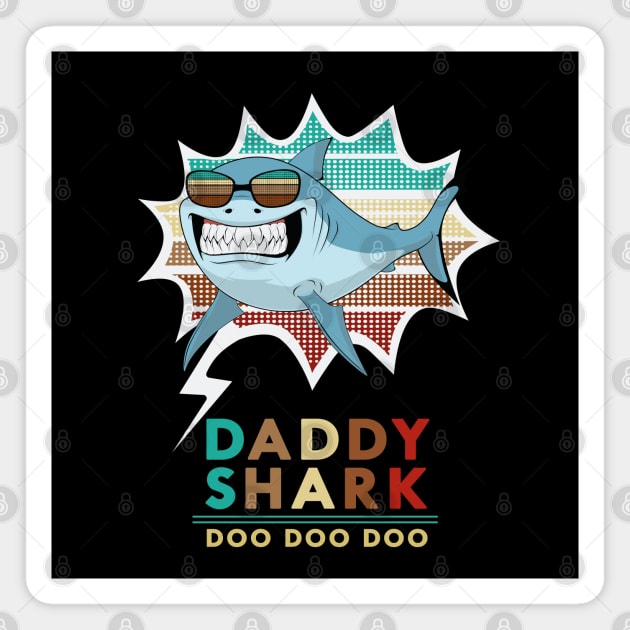 Daddy Shark Magnet by MasliankaStepan